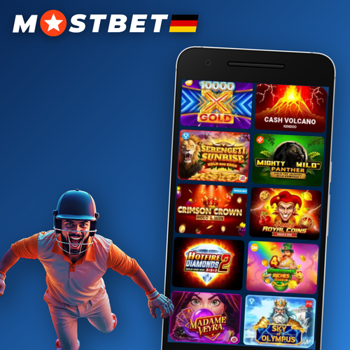 Mostbet App auf dem Smartphone-Startbildschirm mit Sportwetten und Live-Bereich