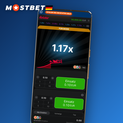 Automatischer Cashout bei Mostbet Aviator mit festgelegtem Zielmultiplikator